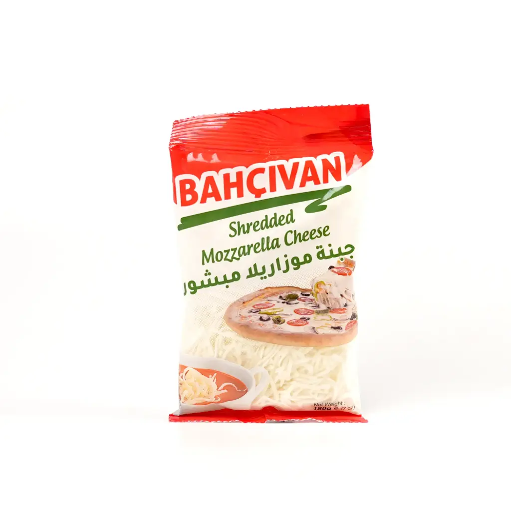 جبن موزريلا مبروش كيس صغير بهشفان 180 غم