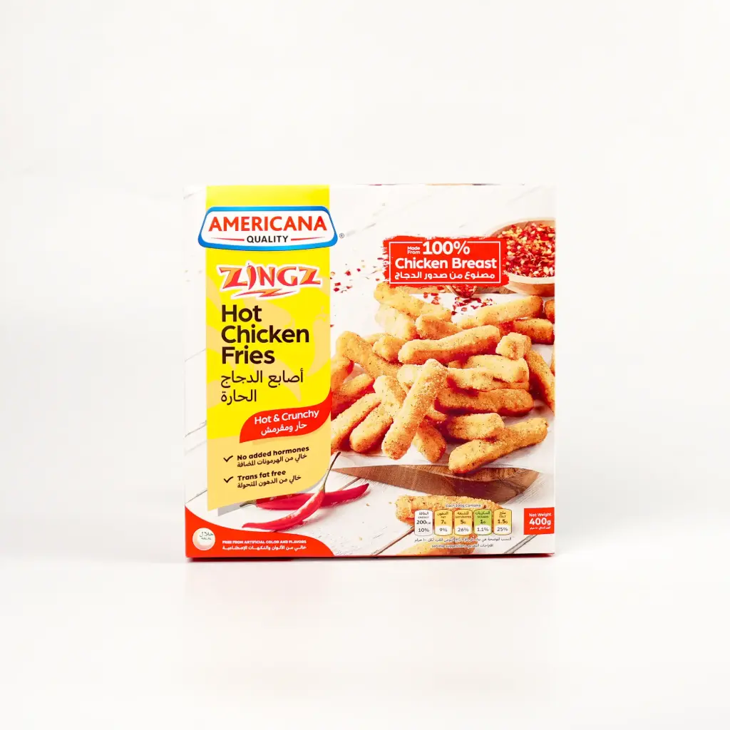 اصابع دجاج امريكانا حار 400 غم