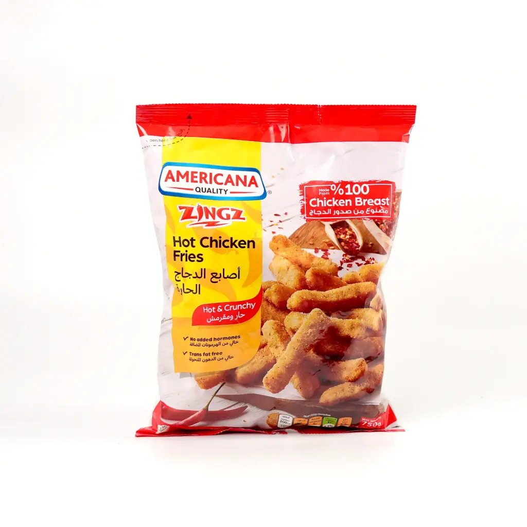 اصابع الدجاج الحار امريكانا 750غم