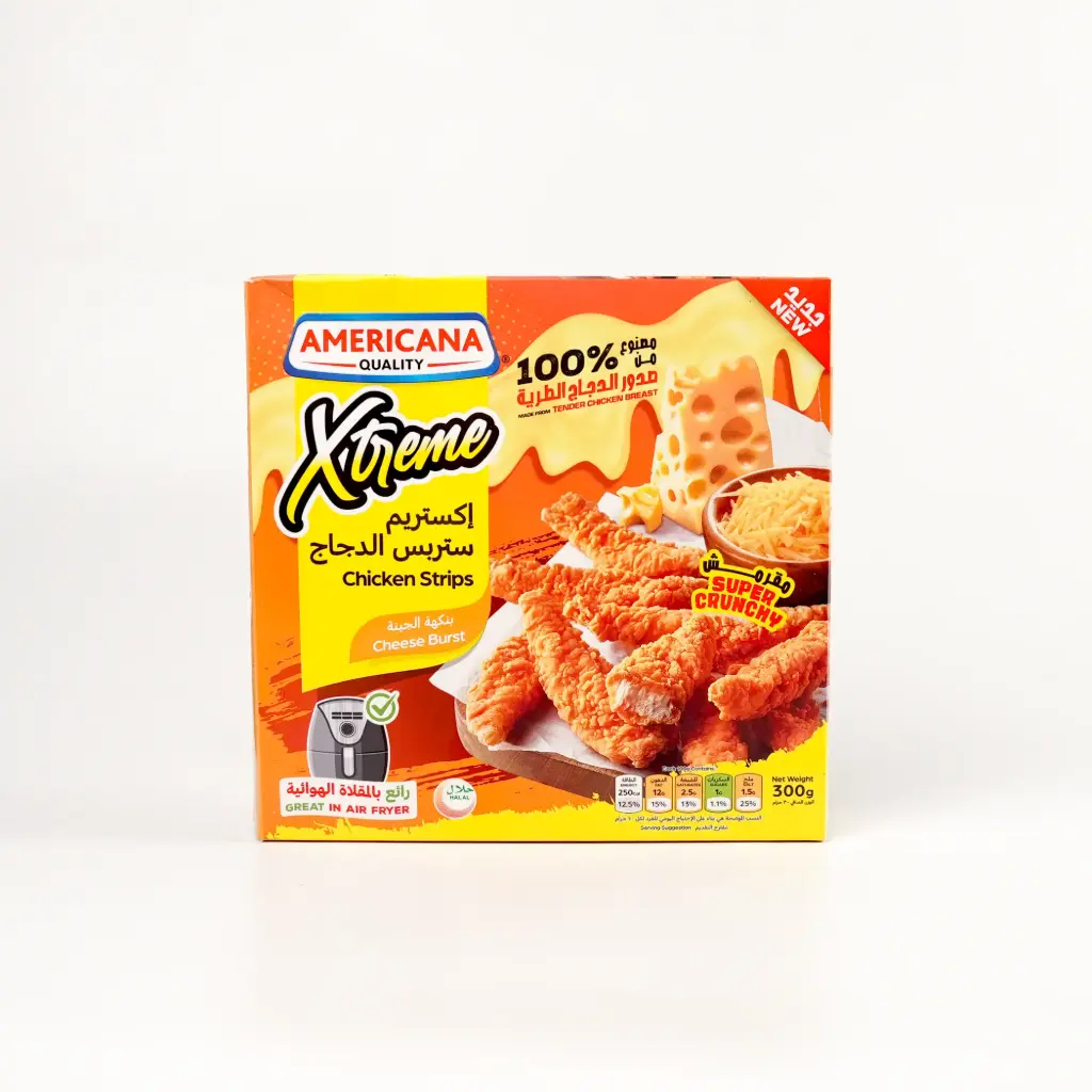 ستربس الدجاج اكستريم امريكانا 300 غم