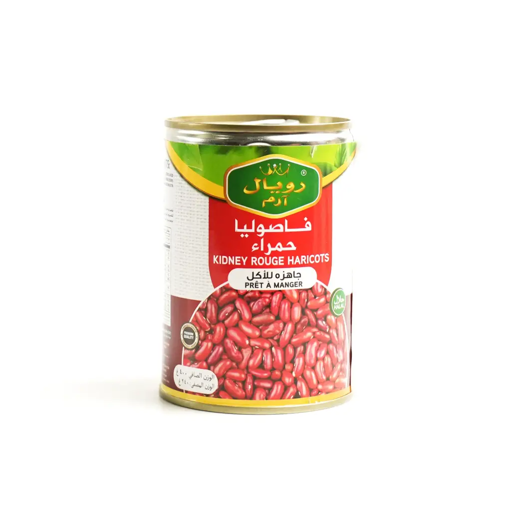 فاصولياء حمراء معدني رويال ارم 400 غم 