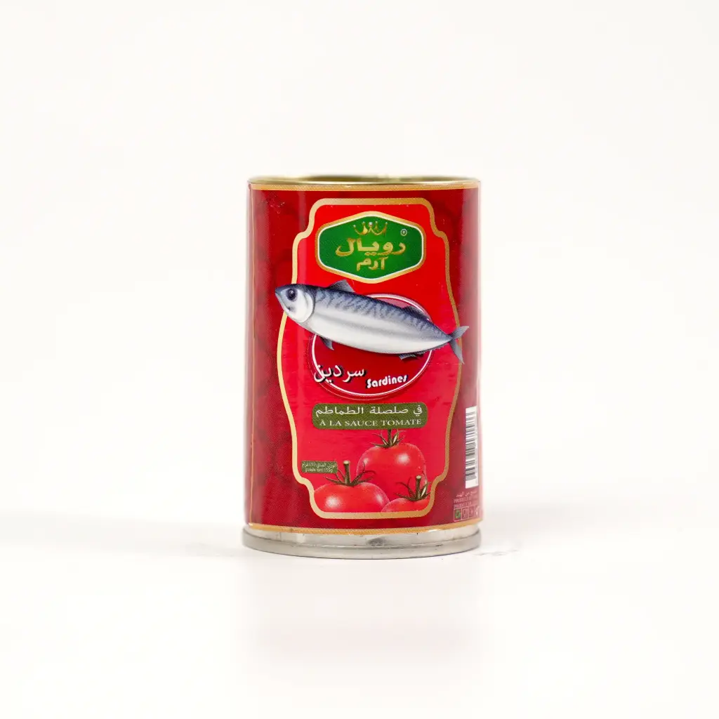 سردين بالطماطم رويال ارم 155 غم  