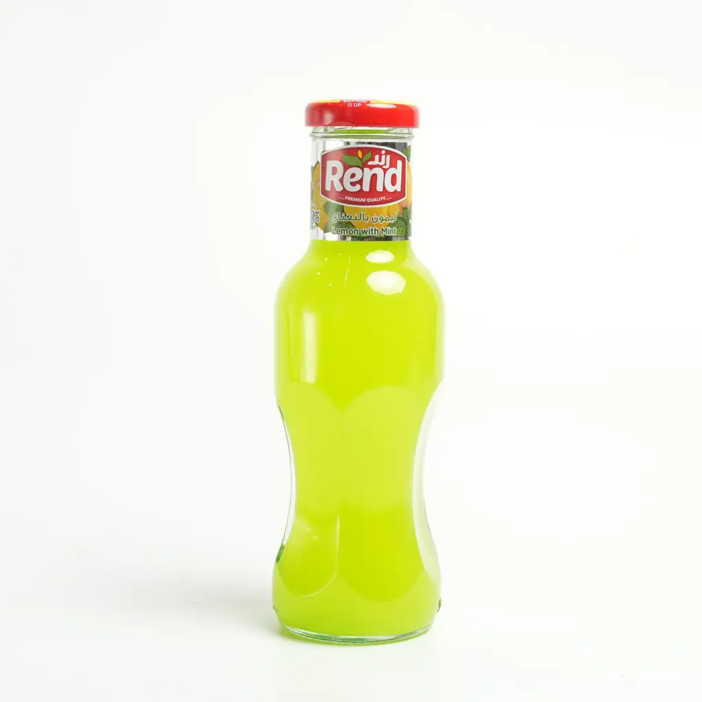 عصير ليمون ونعناع زجاجي رند 300 مل
