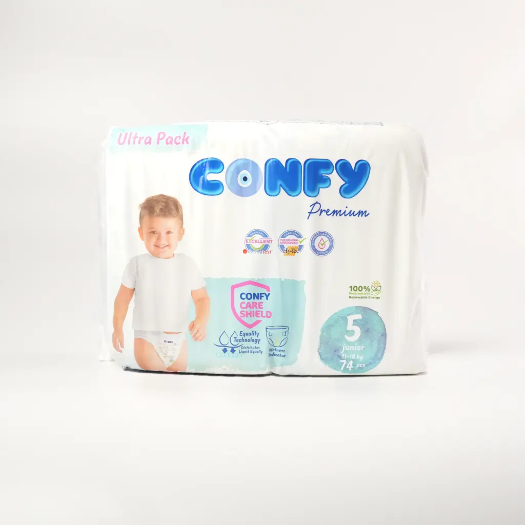 حفاظات بريميوم الترا رقم 5 كونفي