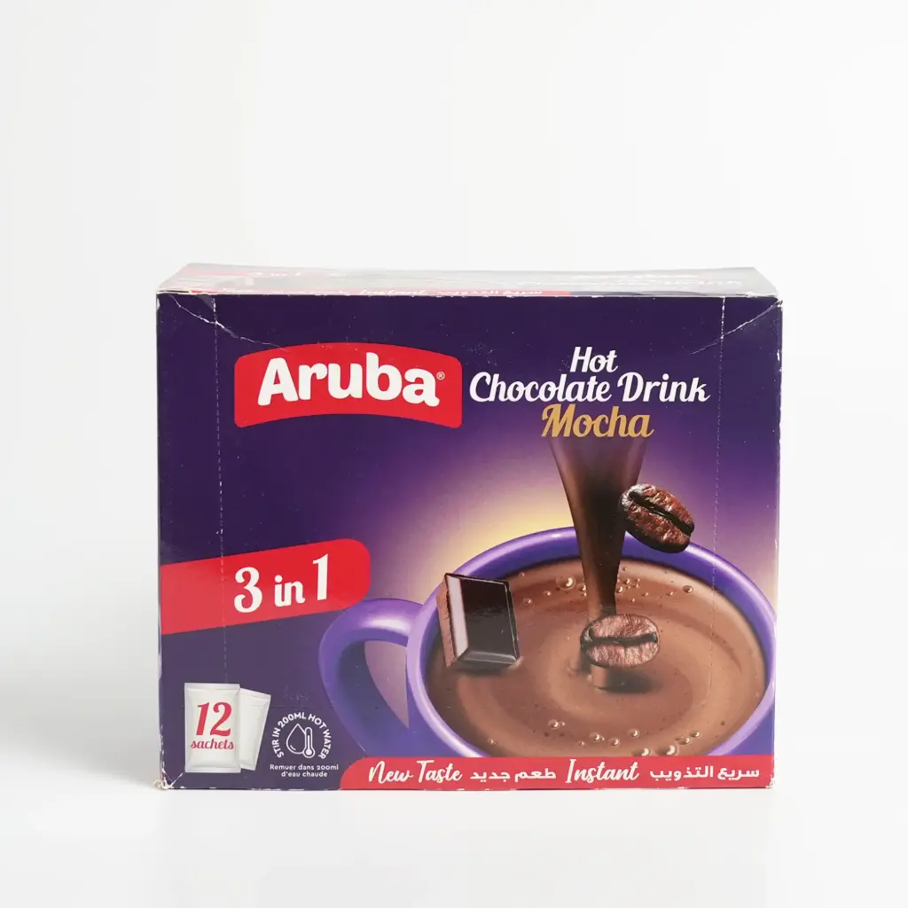 شراب الشوكولا الساخن موكا 3 في 1 أروبا  26 غم