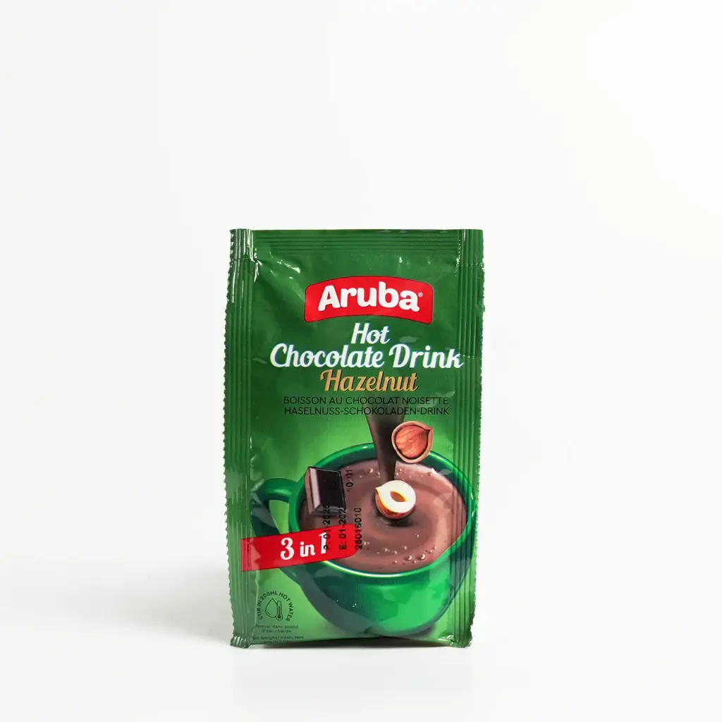 شراب الشوكولا الساخن بندق 3 في 1 أروبا 26 غم