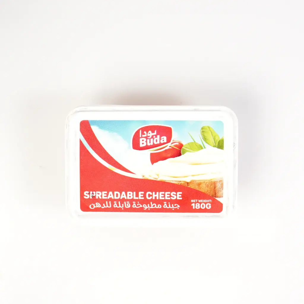   جبنة مطبوخة قابلة للدهن بودا 180 غم