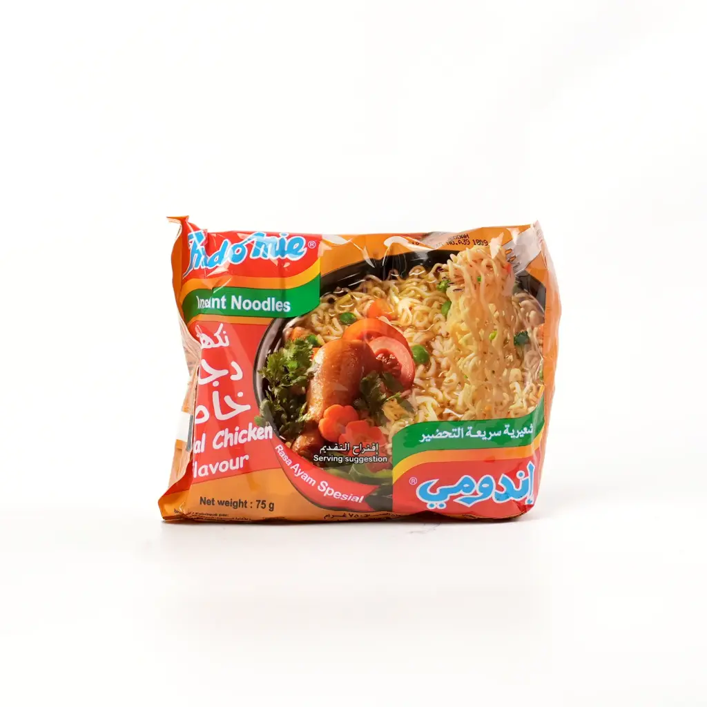 شعرية مقلية نكهة خاصة اندومي 75 غم