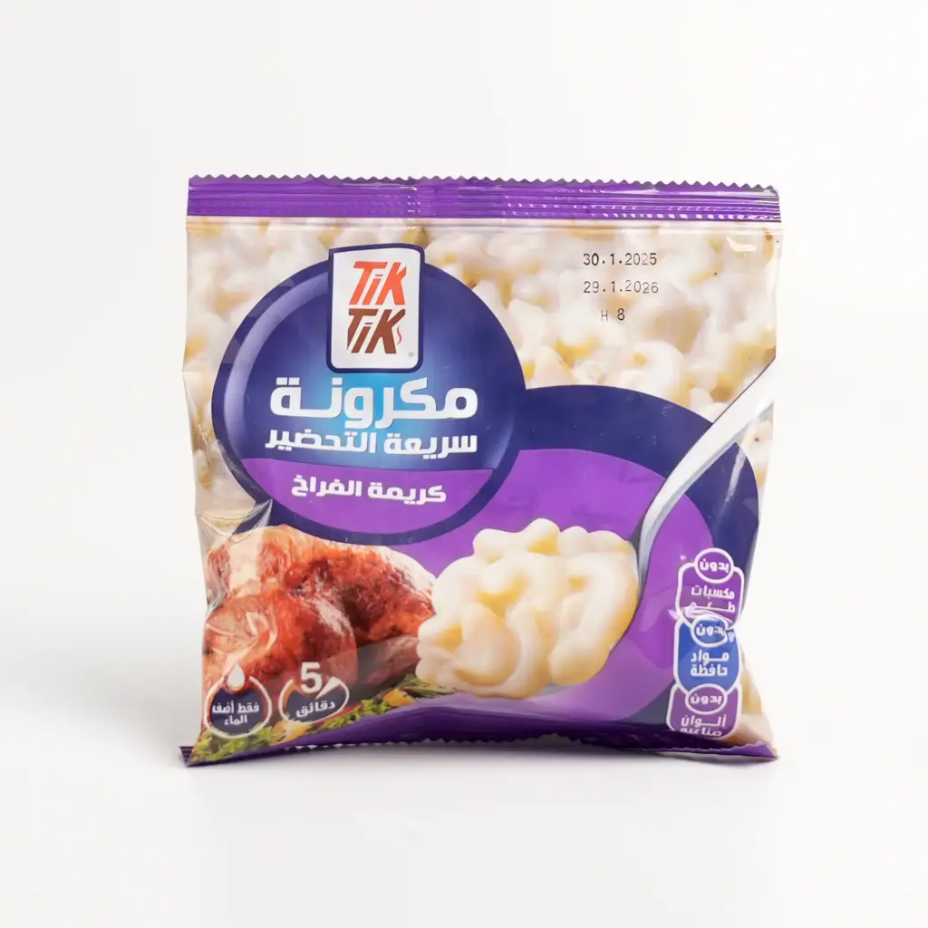   معكرونة بنكهة الدجاج الكريمي تيك تيك 65 غم