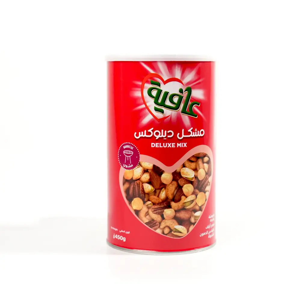 علبة مشكل ديلوكس مشوي عافية 450 غم