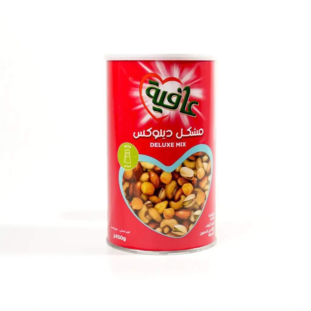 علبة مشكل ديلوكس مملح عافية 450 غم