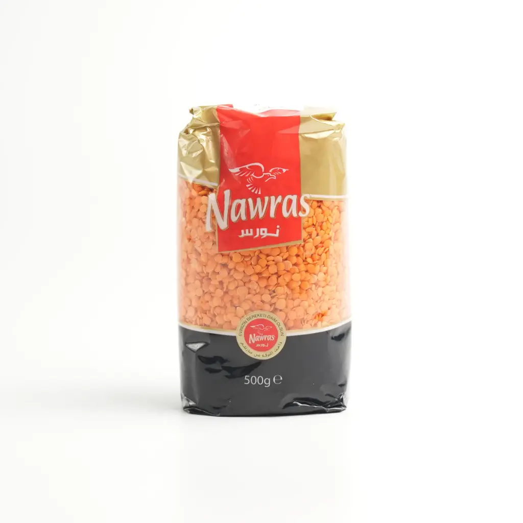 عدس احمر نورس 500غم   