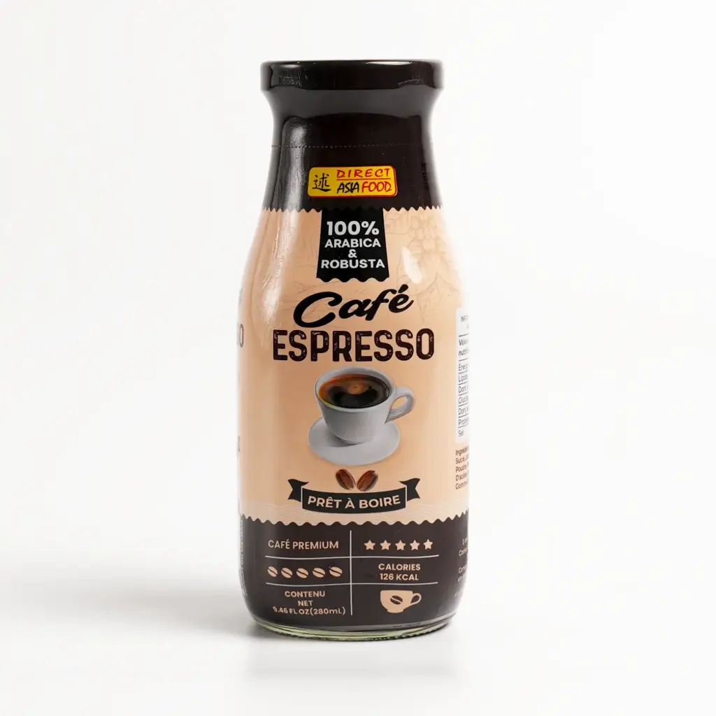 قهوة بطعم اسبيريسو زجاجي اسيا فود فيتنامي 280 مل