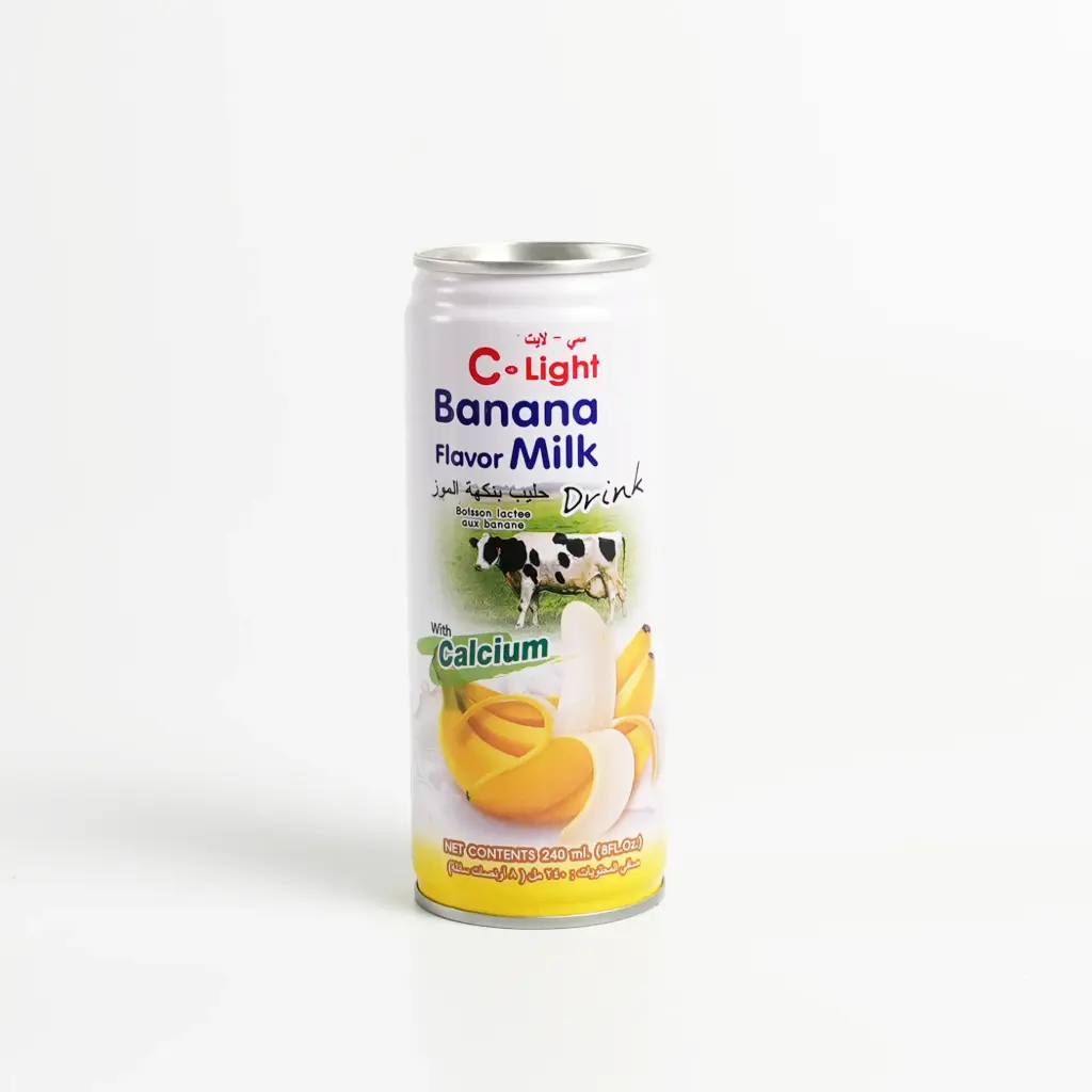 حليب بطعم الموز تايلندي سي لايت 240 مل 