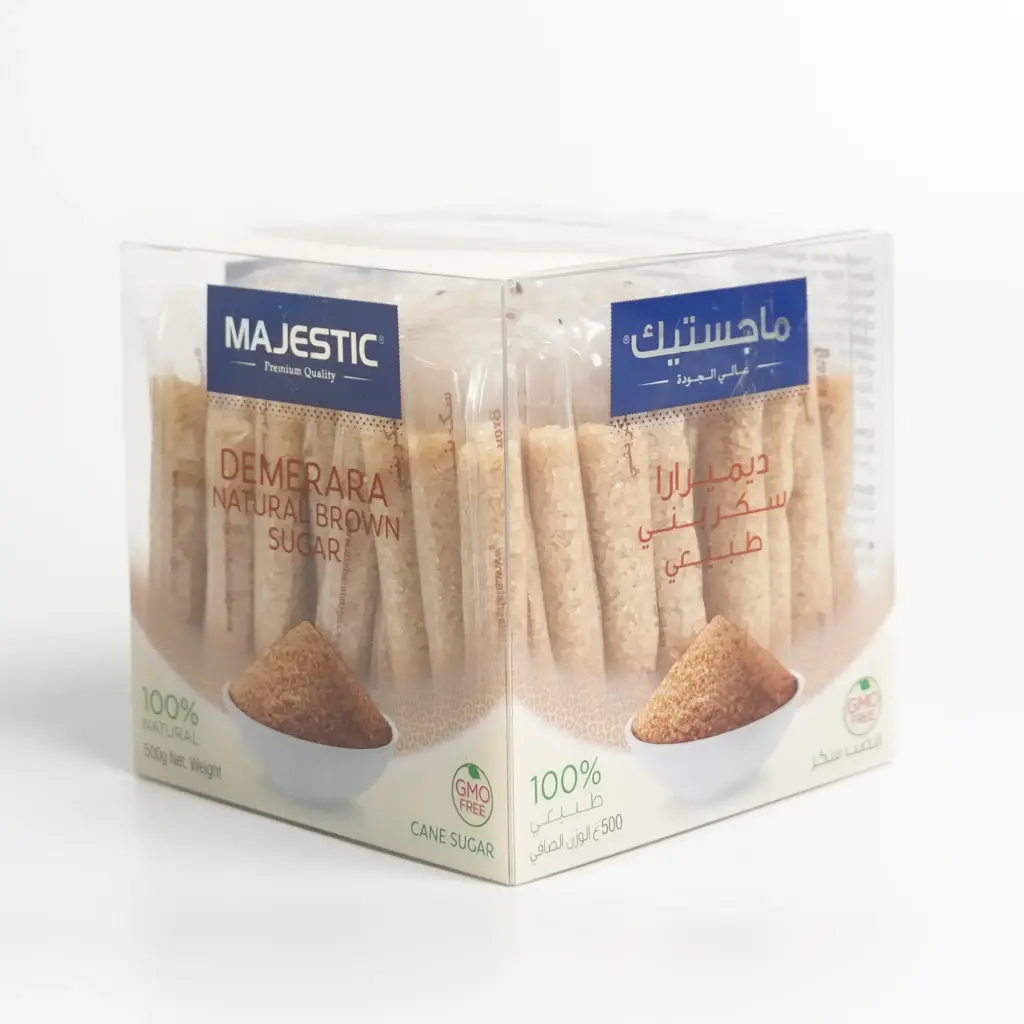  ضرف سكر اسمر شفاف ماجستيك 500 غم 