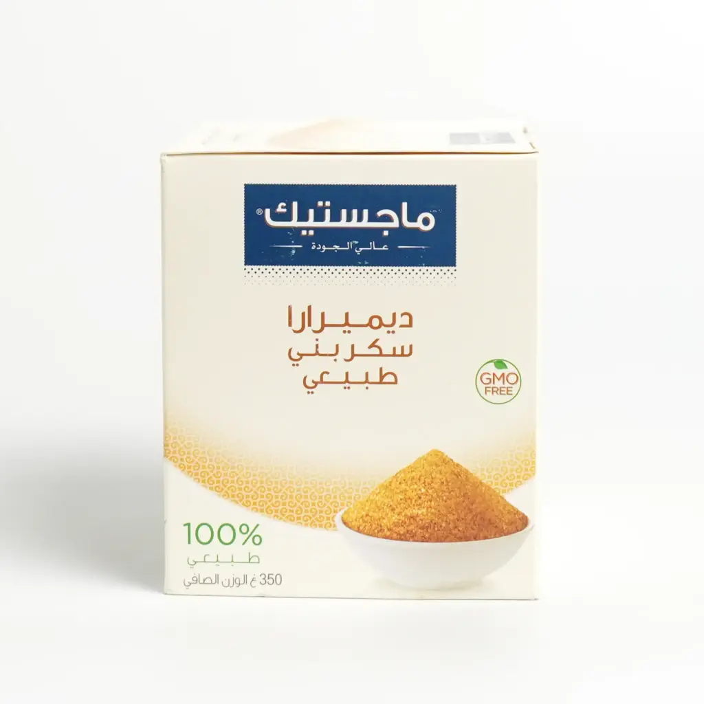   سكر بني طبيعي ديميرارا ماجستيك 350 غم 