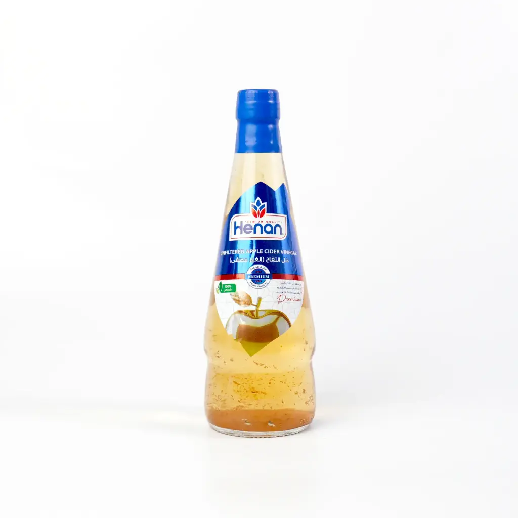  خل التفاح الغير مصفى هينان 500 غم