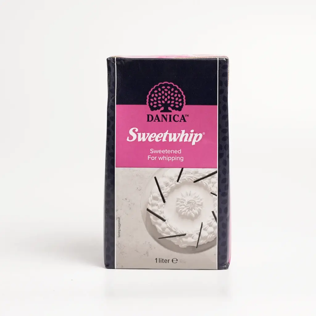  كريمة دنش وردي سائلة للحلويات دانيكا 1 لتر