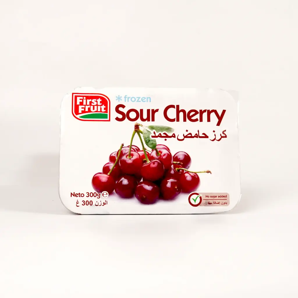 فاكهة كرز حامض مجمدة فيرست فروت 300 غم