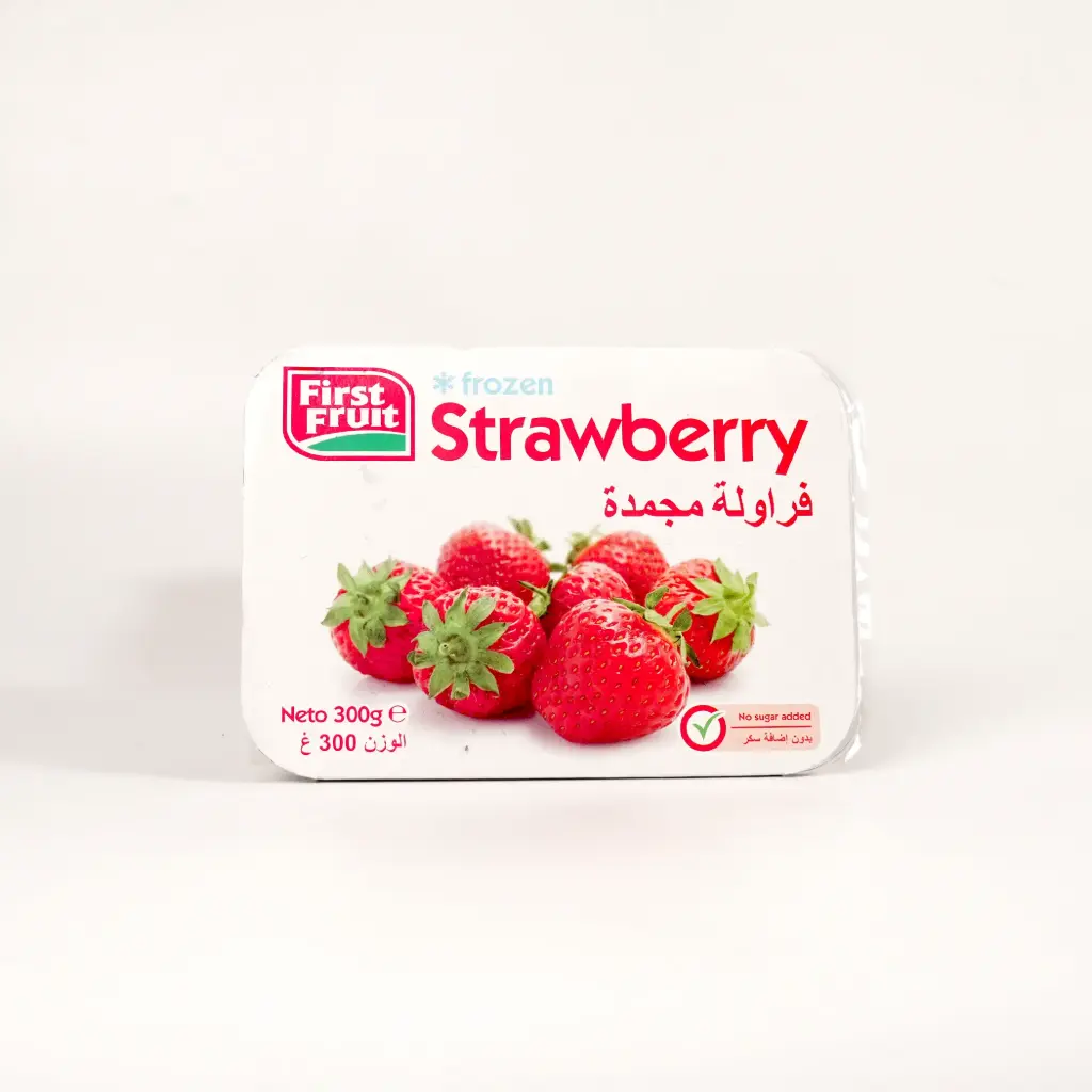 فاكهة فراولة مجمدة فيرست فروت 300 غم