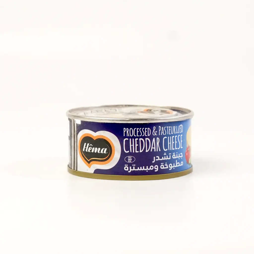 جبن شيدر قوطي اوروبى هيما 113غم 