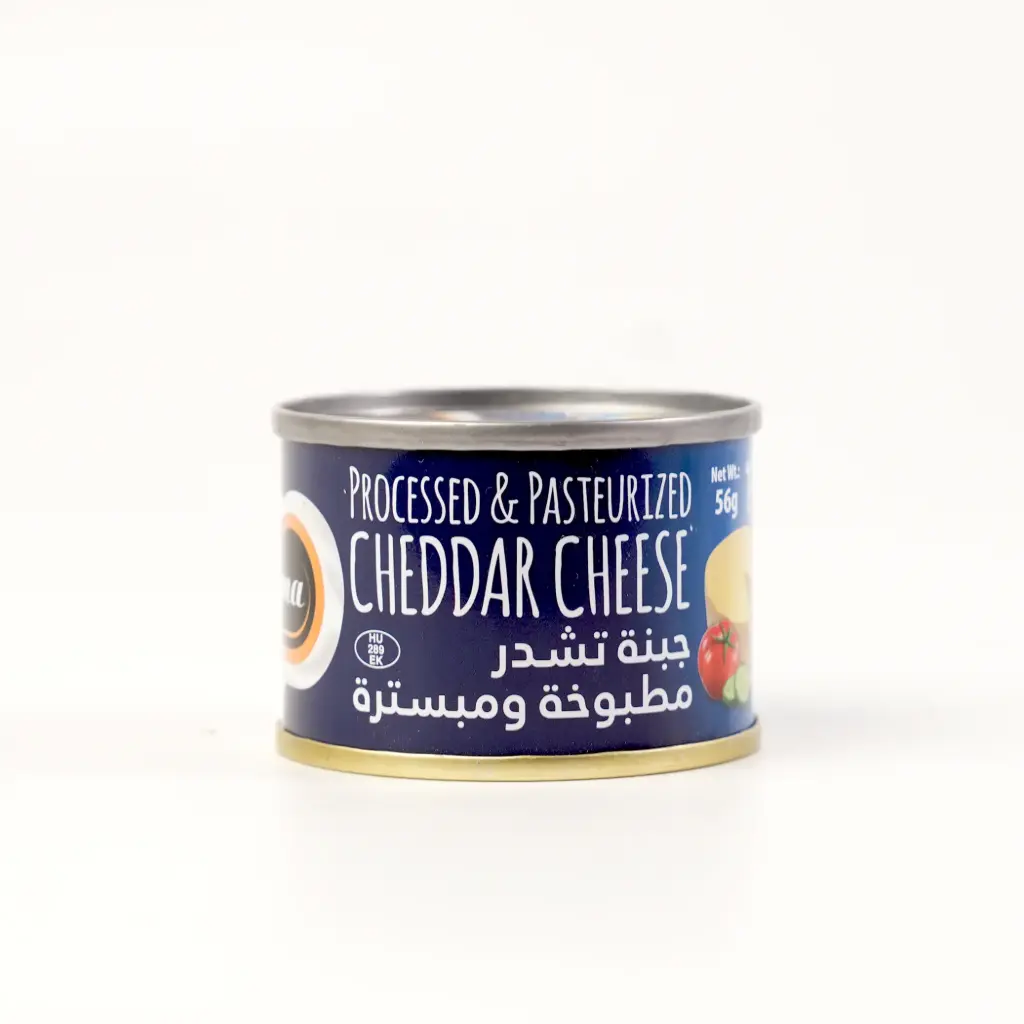 جبن شيدر قوطي اوروبى هيما 56غم