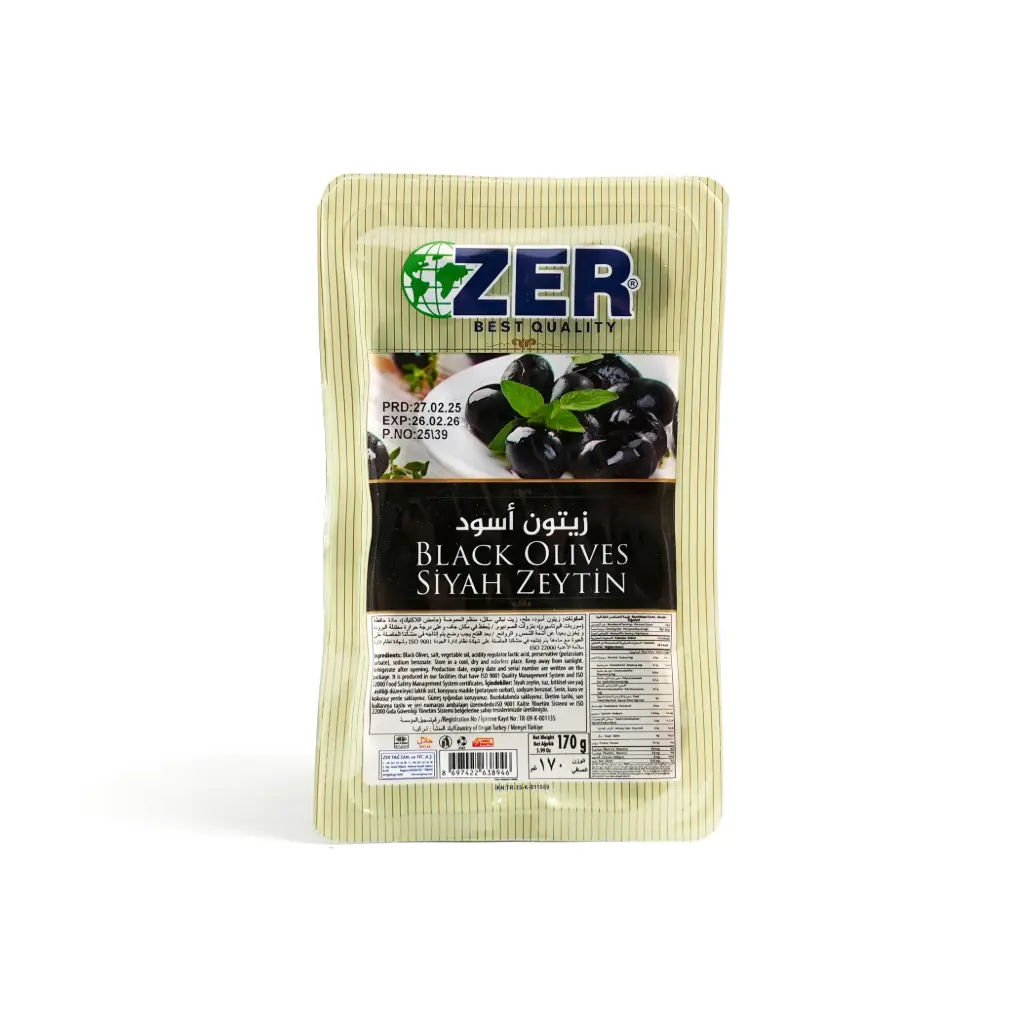 زيتون اسود زير 170 غم 