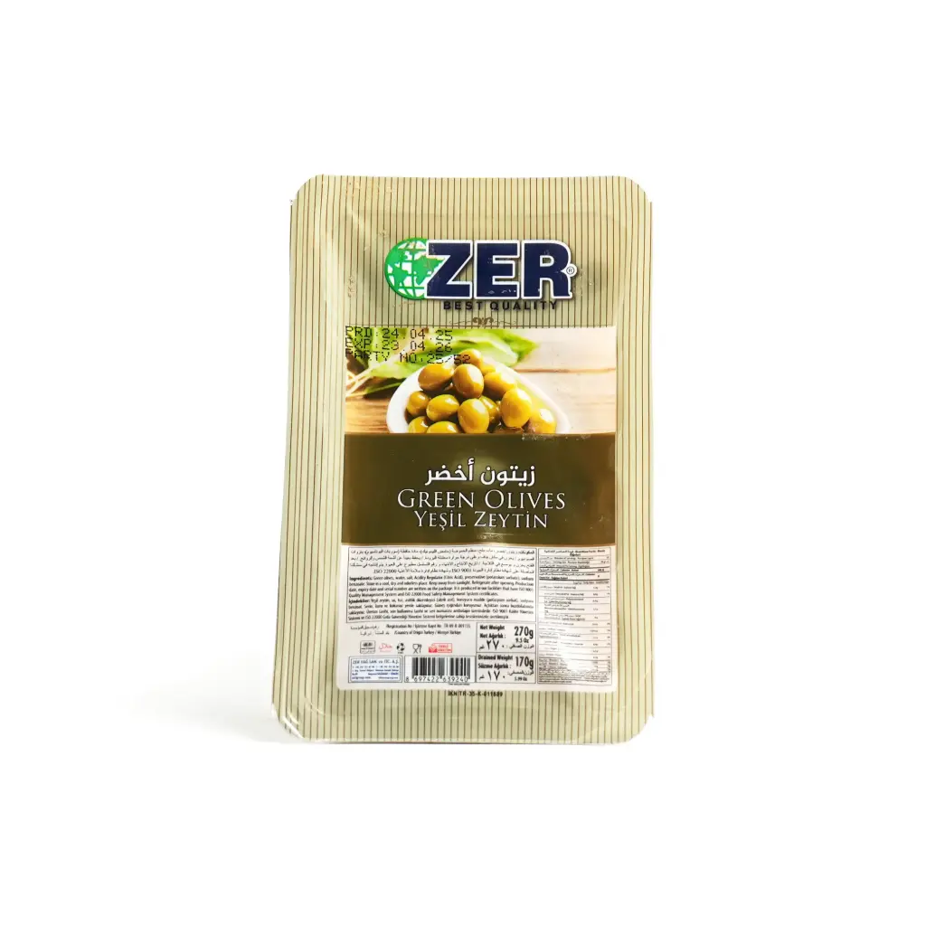 زيتون اخضر زير 270 غم
