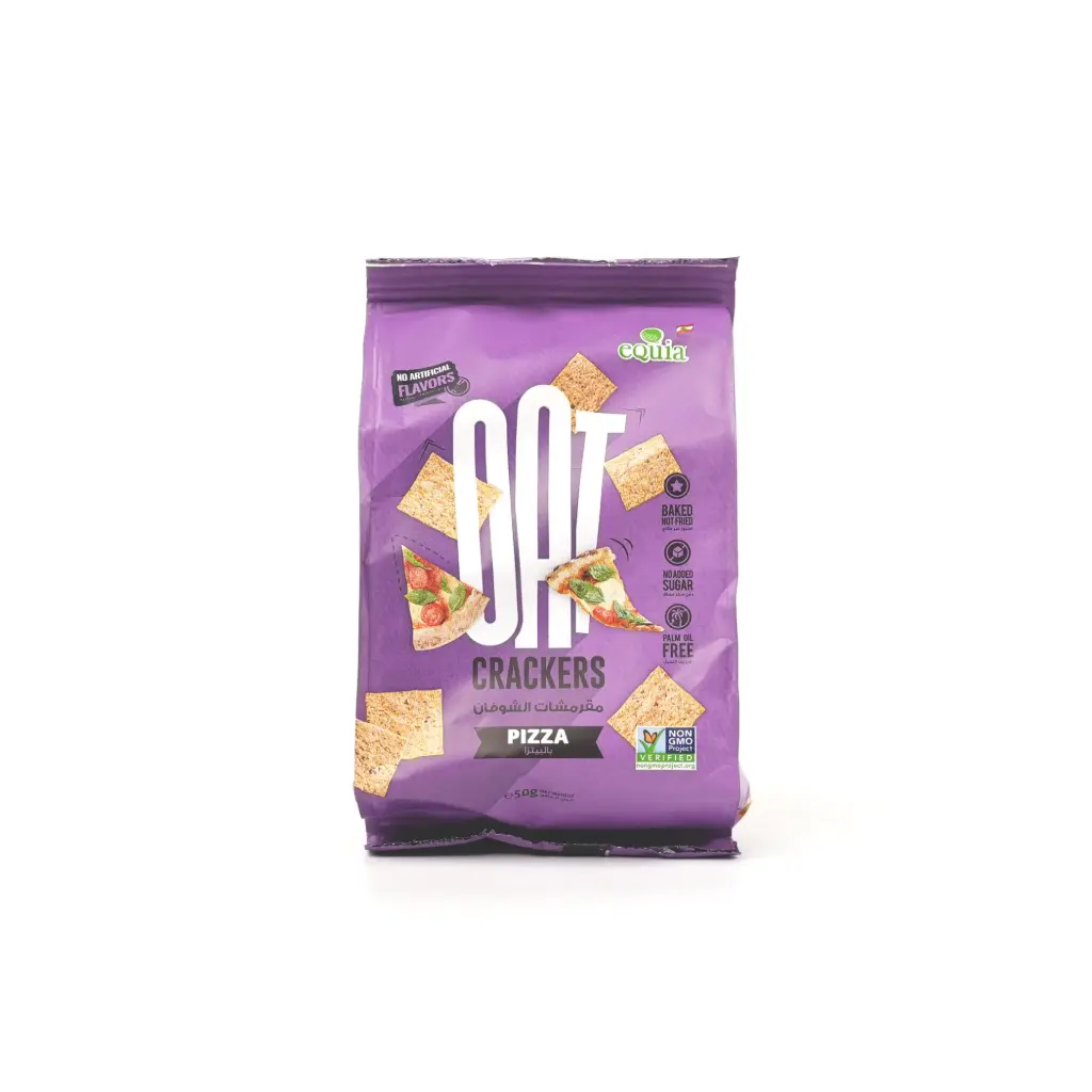 مقرمشات الشوفان بطعم البيتزا كلوبال 50 غم