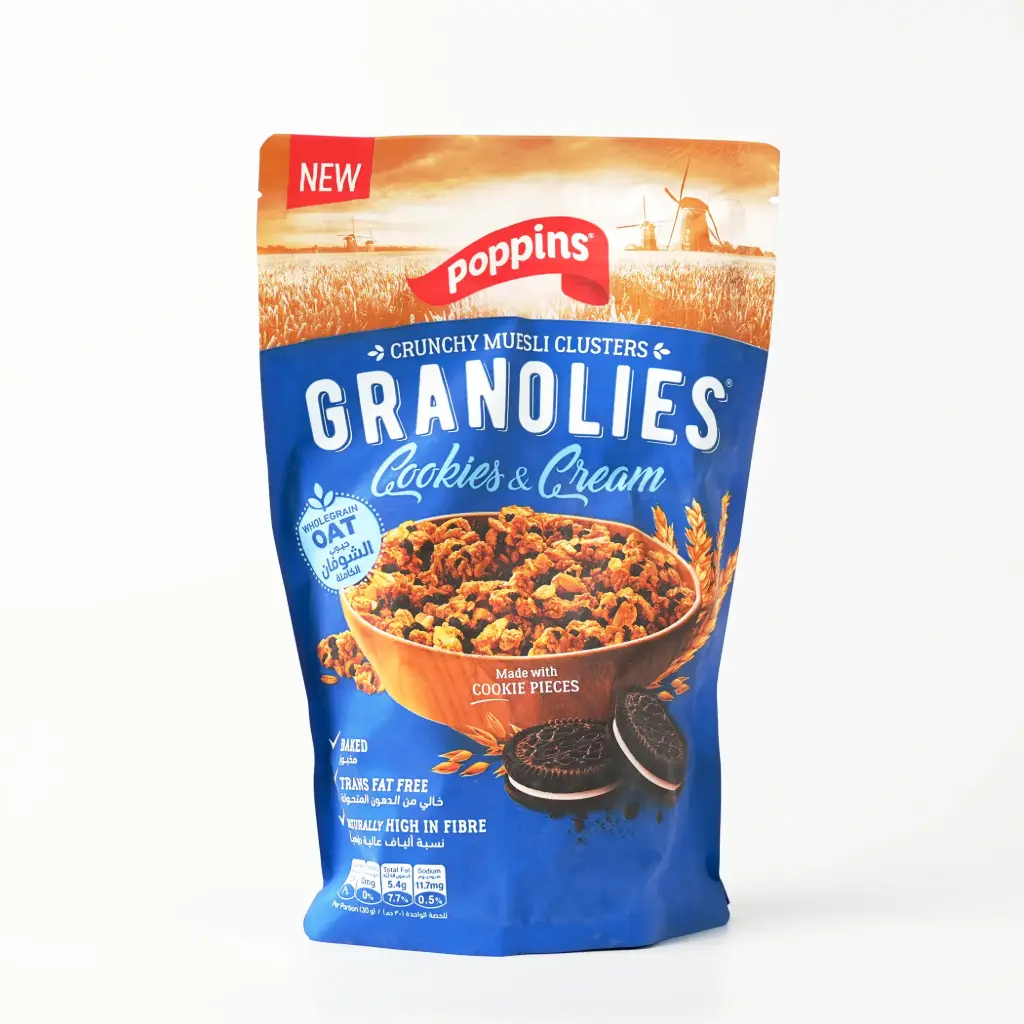 كورن فلكس كرانولا كوكيز وكريم كيس بوبينز 350غم