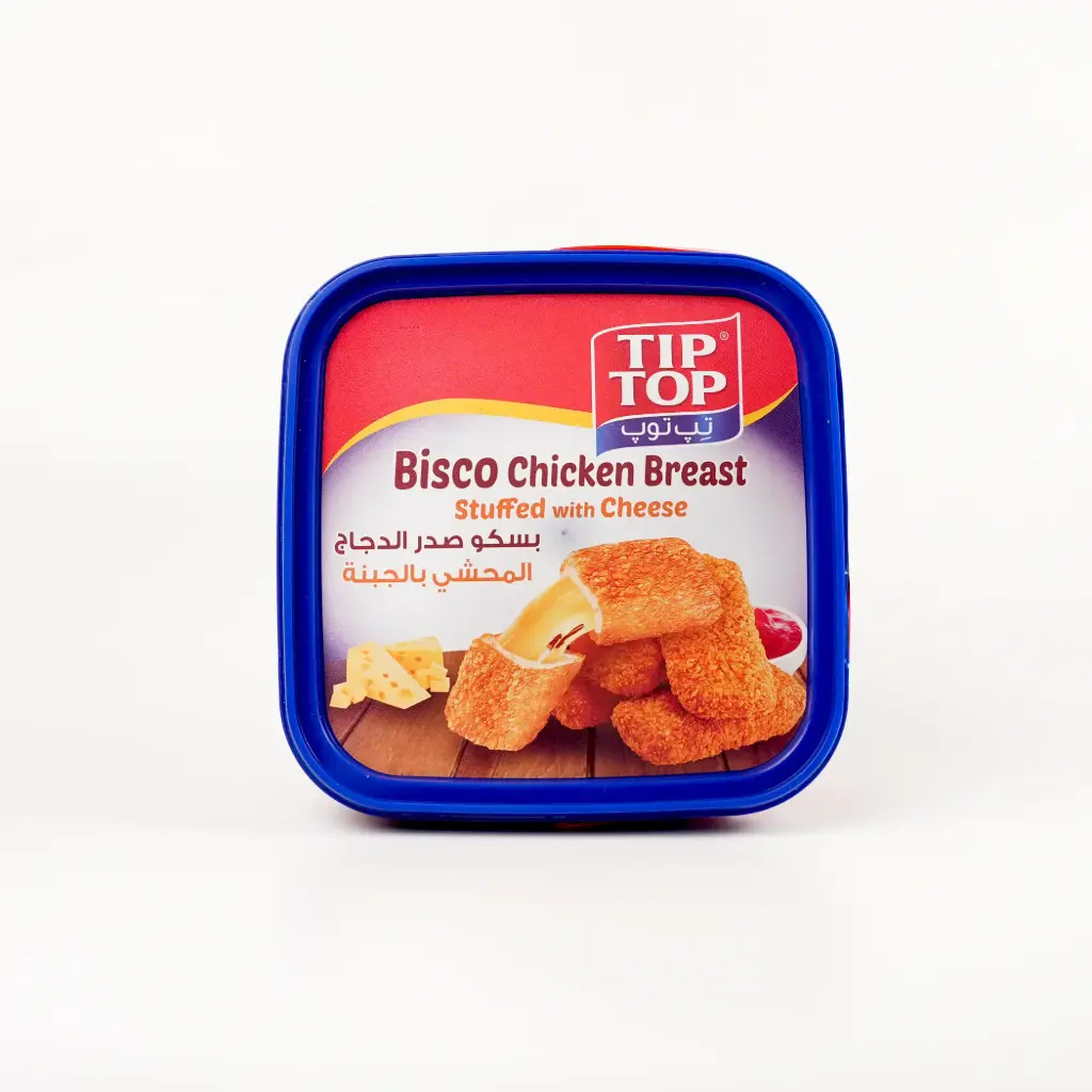 بسكو صدر دجاج محشي جبنة تيب توب 750غم 