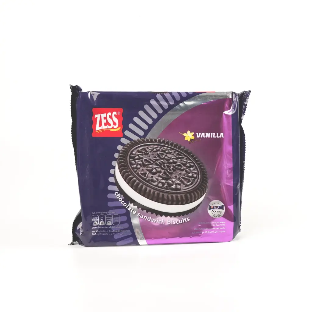 بسكويت شوكولاتة مع فانيلا كريم زس 264.6 غم