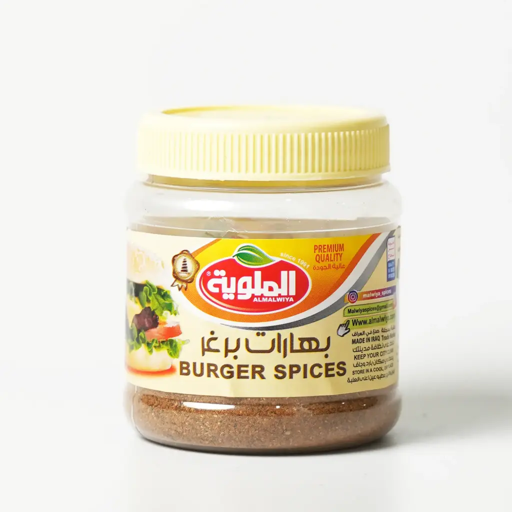  بهارات برغر الملوية 60غم بلاستك
