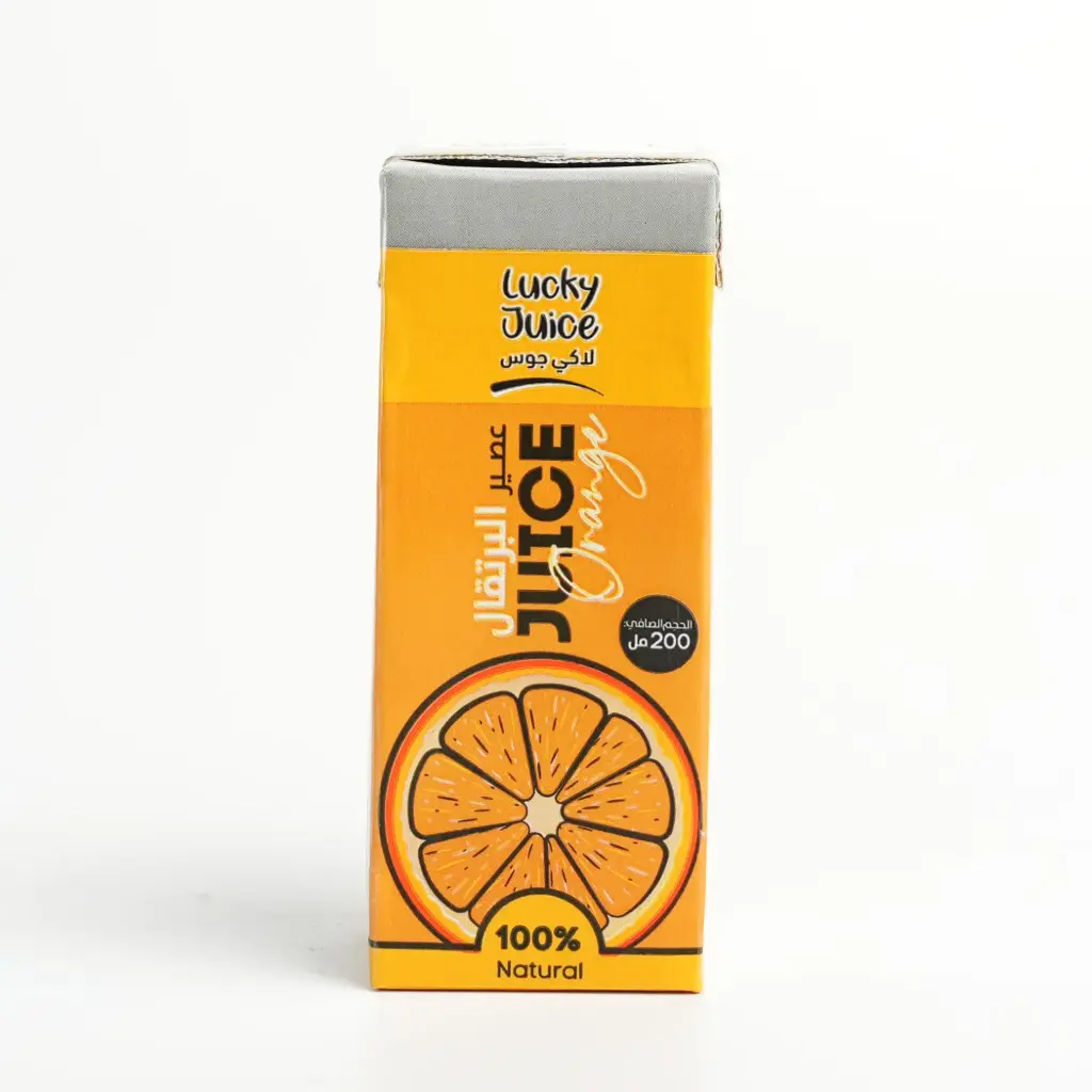 عصير لاكي جوس برتقال كاله 200 مل