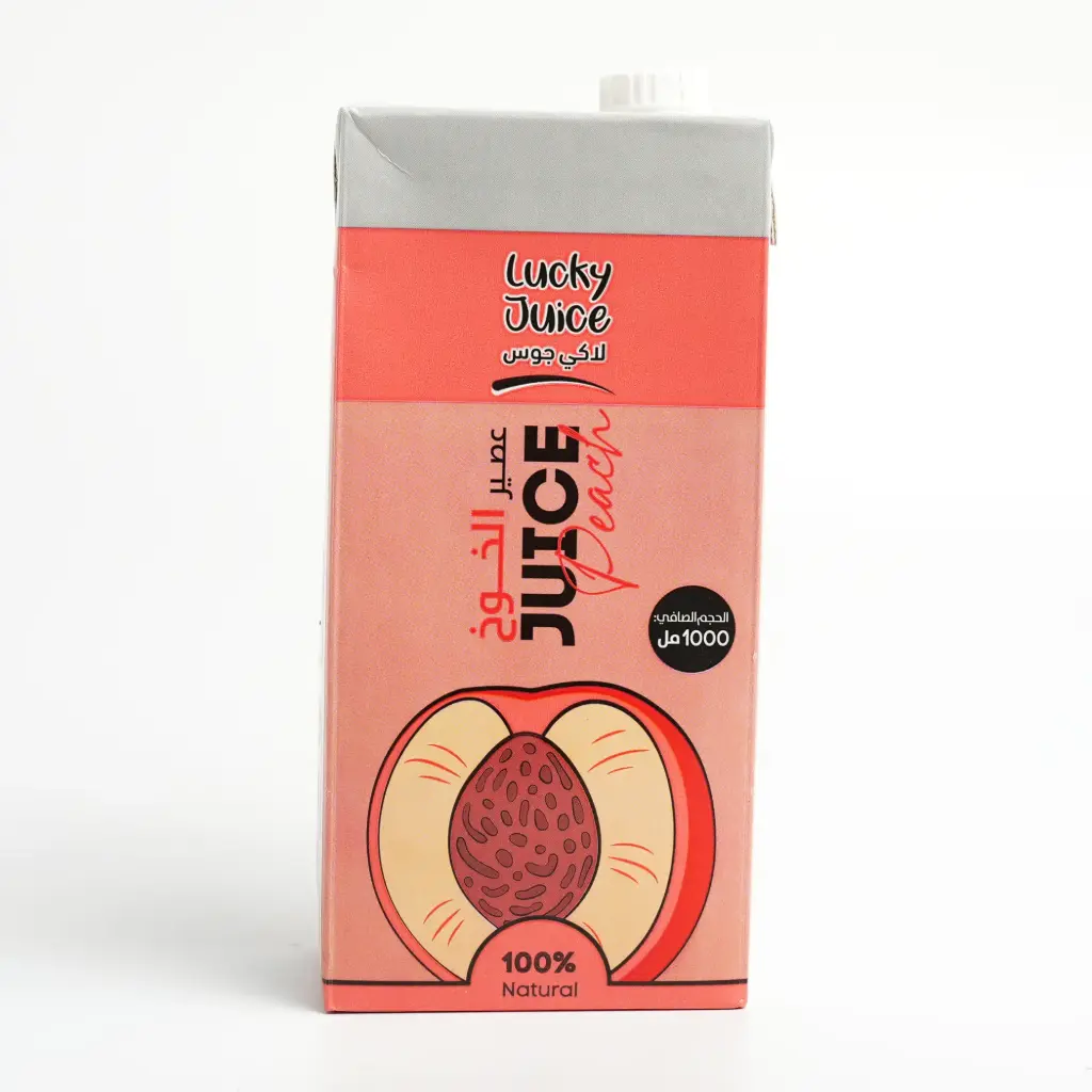 عصير لاكي جوس خوخ كاله 1 لتر