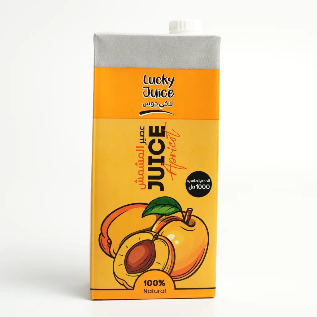 عصير لاكي جوس مشمش كاله 1 لتر