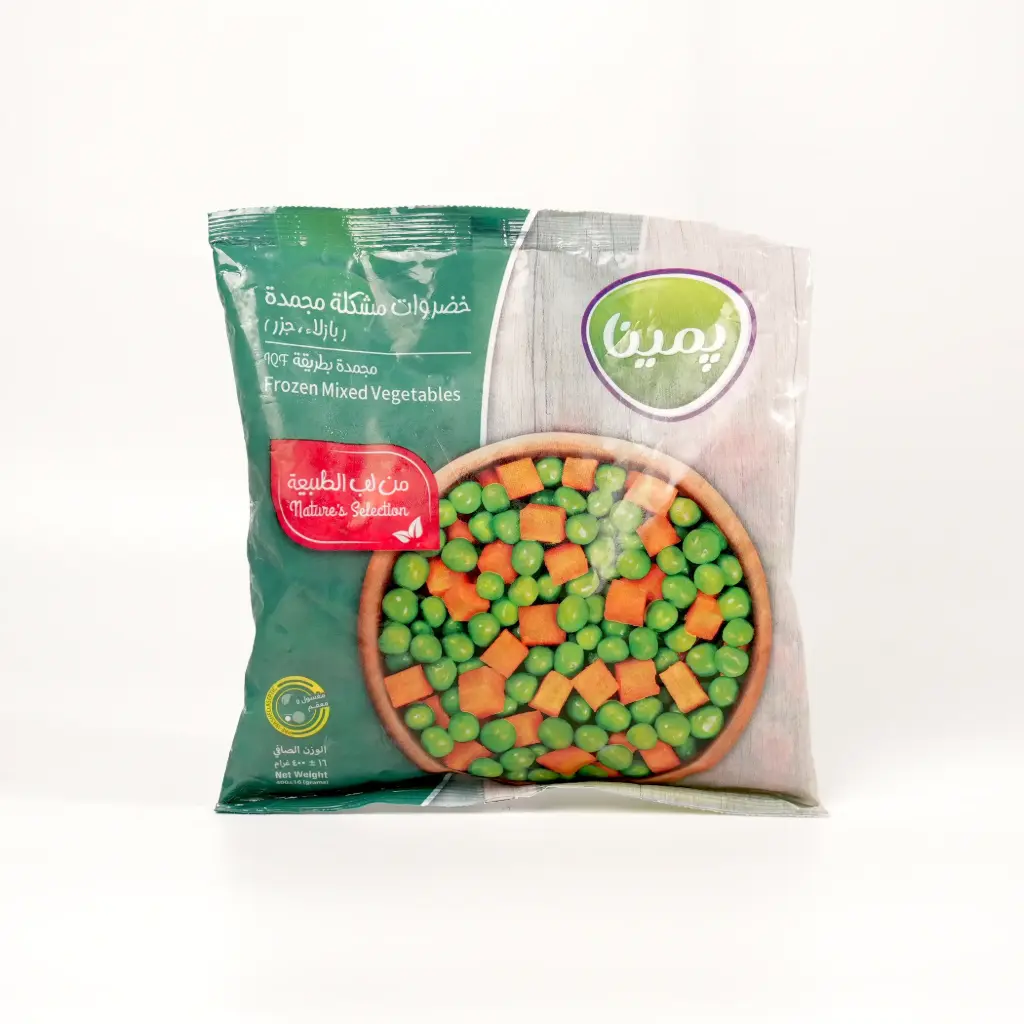 خضروات  مشكله جزر و بازلاء كاله 400 غم 