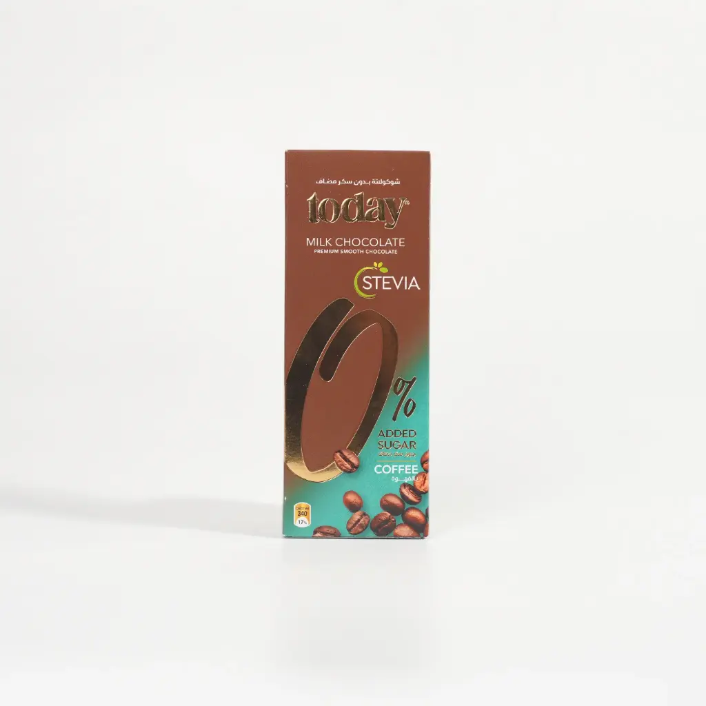 شوكولا حليب بدون سكر قهوة ستيفيا 60 غم