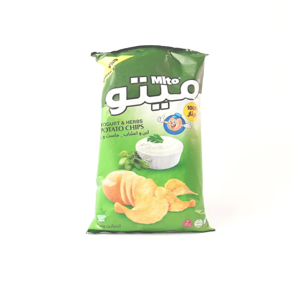 شيبس ميتو لبن واعشاب حجم كبير