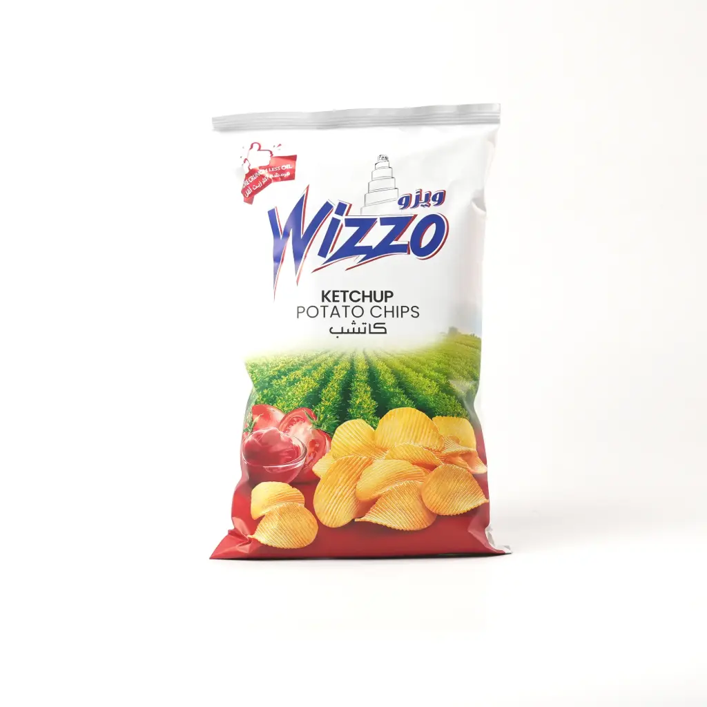 شيبس ويزو كاتشب حجم وسط