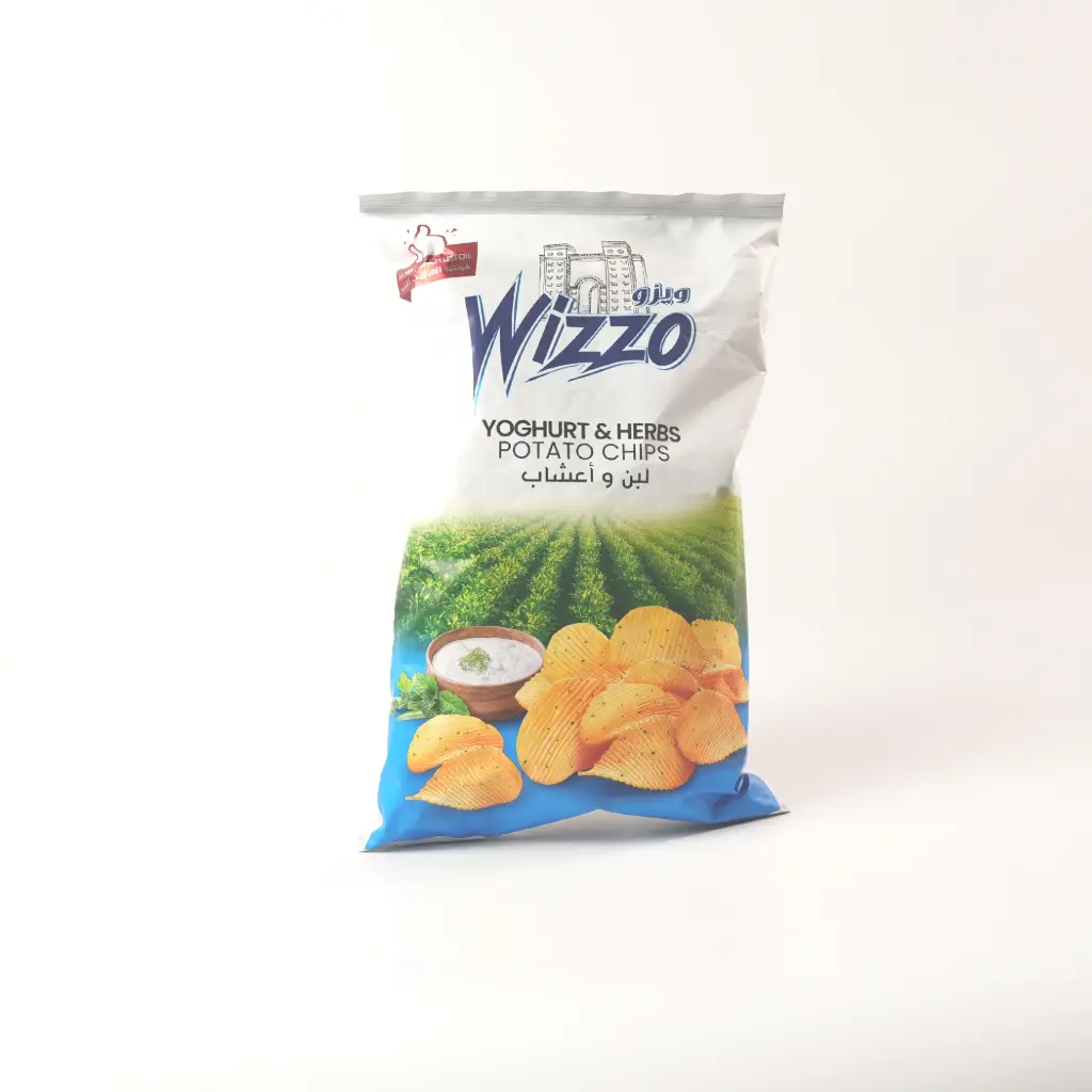 شيبس ويزو لبن واعشاب حجم كبير