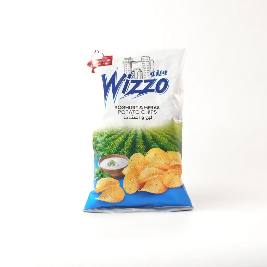 شيبس ويزو لبن واعشاب حجم وسط