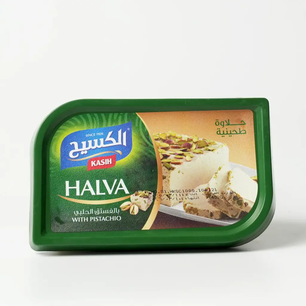  حلاوة الطحينية أكسترا بالفستق الحلبي الكسيح 400 غم