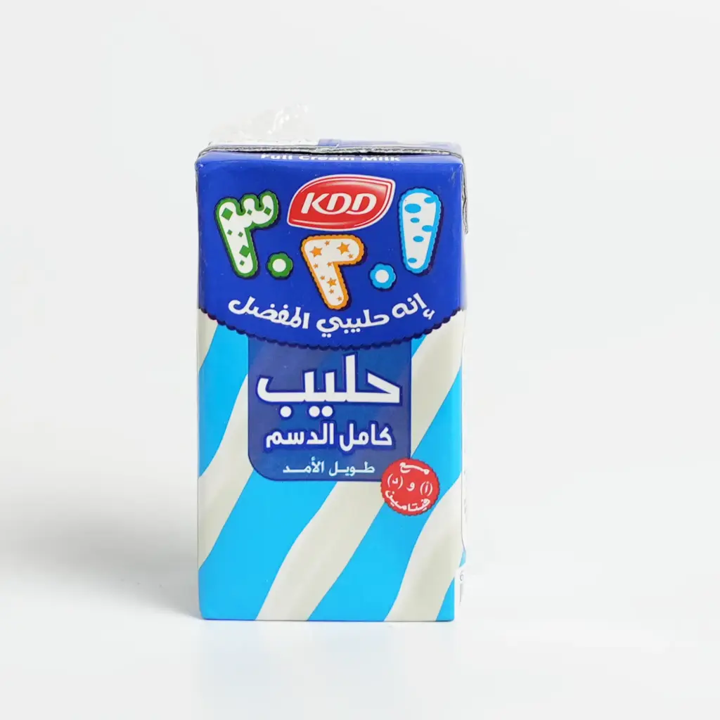 حليب 1.2.3 اطفال سادة كي دي دي 125 مل 