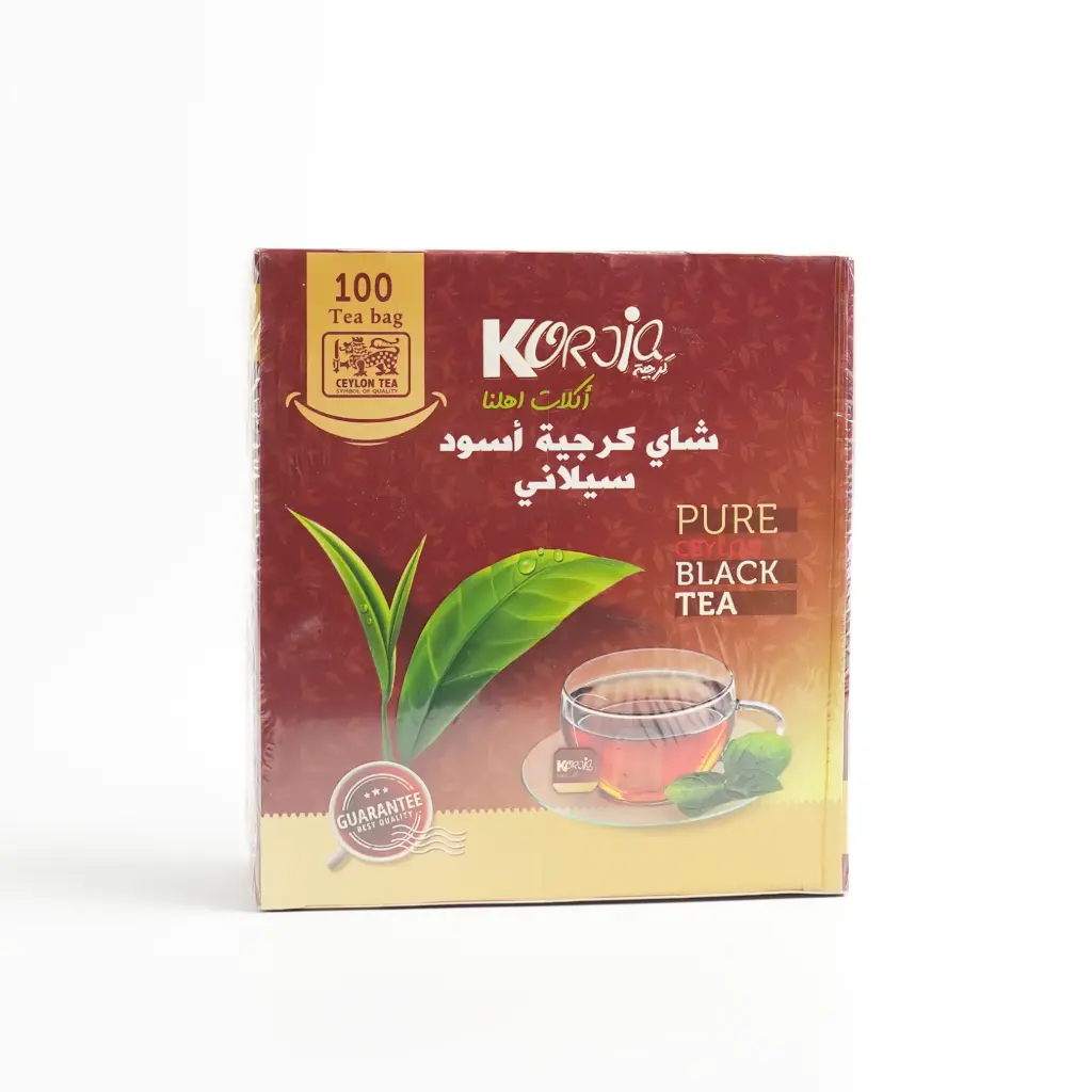 شاي تي باك كرجية اسود 100 ظرف