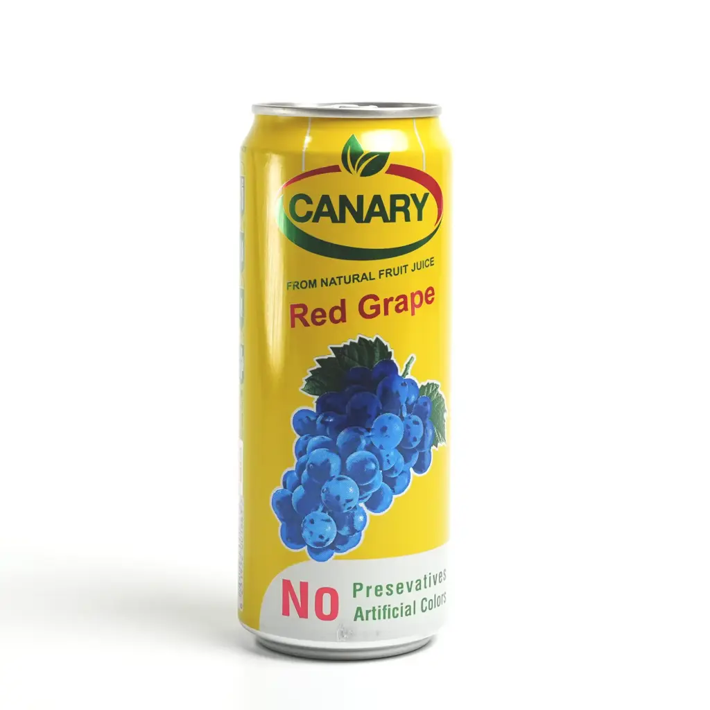 عصير عنب احمر طبيعي كناري 330 مل