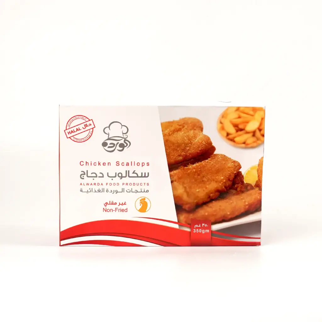 سكالوب دجاج الوردة