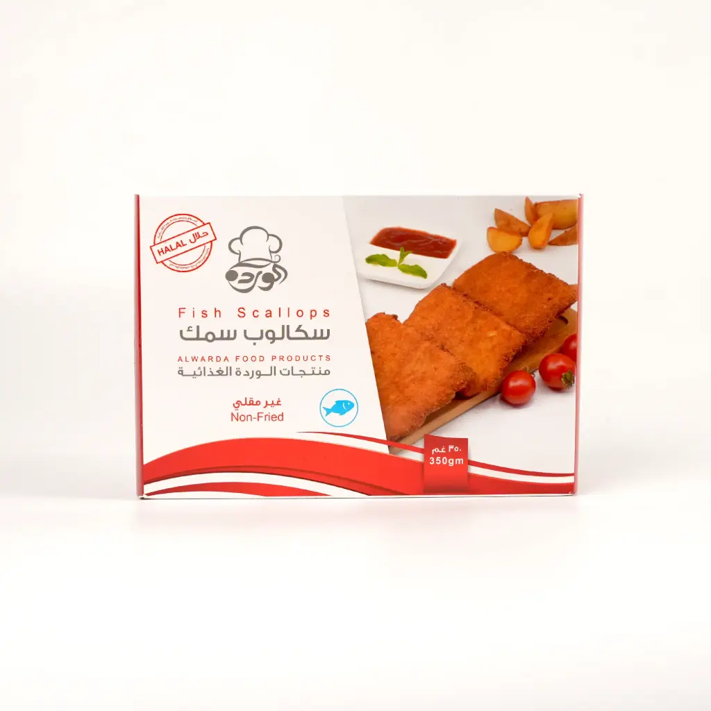 سكالوب سمك الوردة