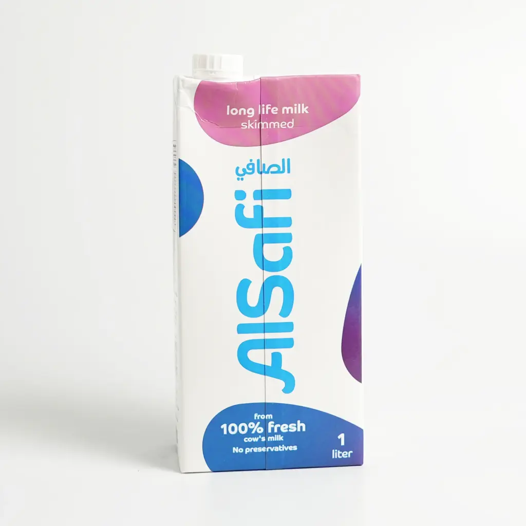 حليب الصافي طويل الأجل قليل الدسم 1 لتر