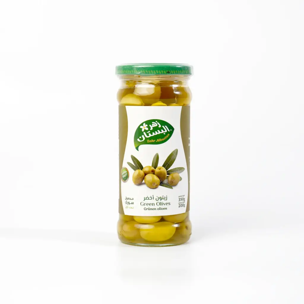 زيتون اخضر زهر البستان 350 غم